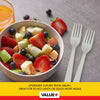 Value+ - Heavy - Plastic Forks - White - Retail Pack - RP2001