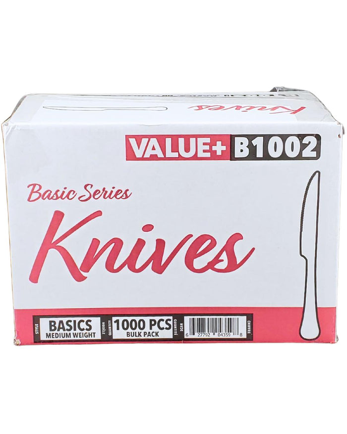 Value+ - Plastic Knife - Bulk - B1002