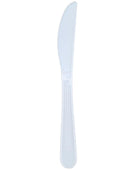 Value+ - Heavy - Plastic Knives - White - Retail Pack - RP2002