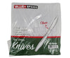 Value+ - Heavy - Plastic Knives - Clear - Retail Pack - RP3202