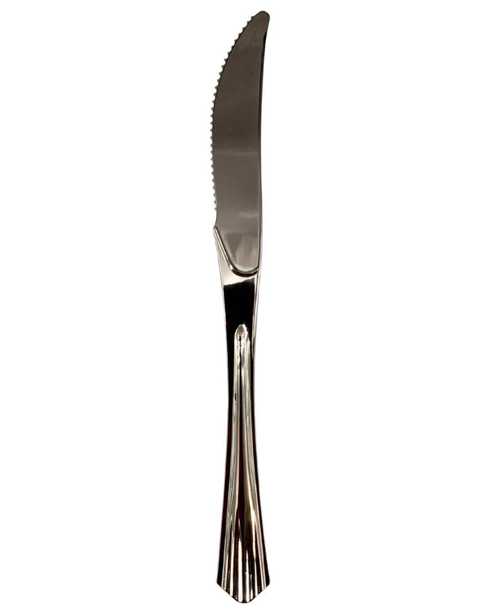 Plastic Knife - SILVER - 20.4cm - SK72