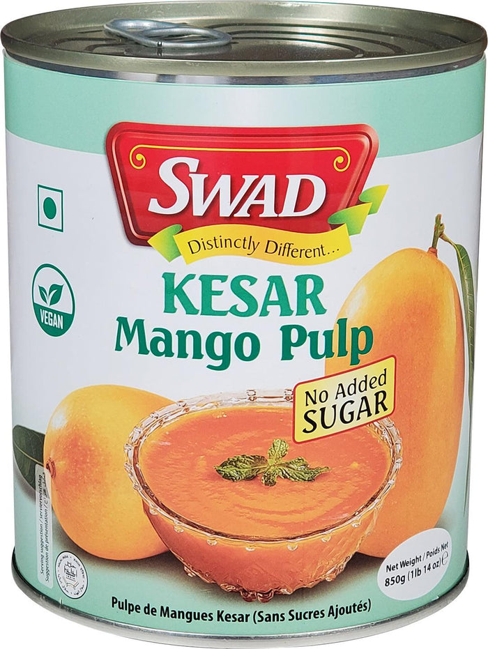 Swad - Kesar - Mango Pulp - No Sugar