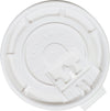 Morning Dew - Tear Back Flat Lid for 10-24 oz Hot Paper Cups - White - 10F-W