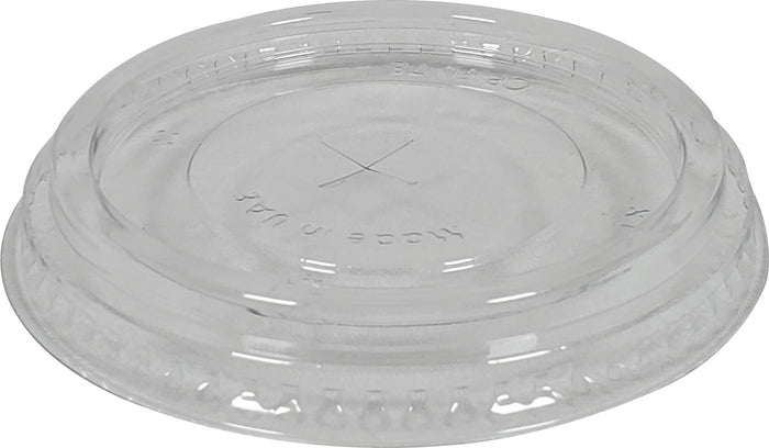 Morning Dew - Clear Flat Lid - 8-10oz XFLAT-8 - 78mm