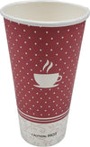 CLR - Morning Dew - 20oz Hot Paper Cups - Ebony Print - H20E