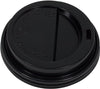 XC - E2E Foodpack/Rite Pak - White/Dome Lids for 8oz Hot Cup