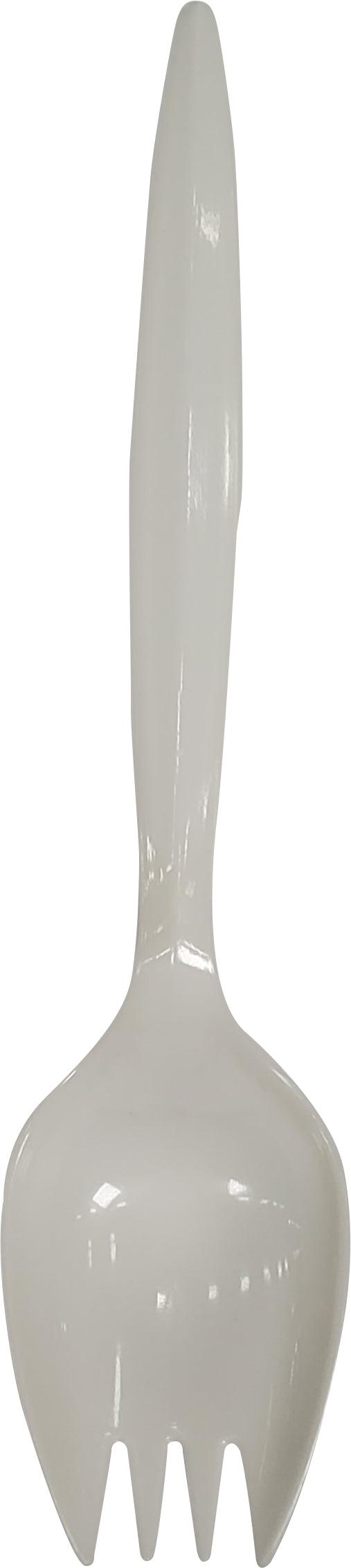 Value+ - Plastic Sporks - White - Bulk - B1005