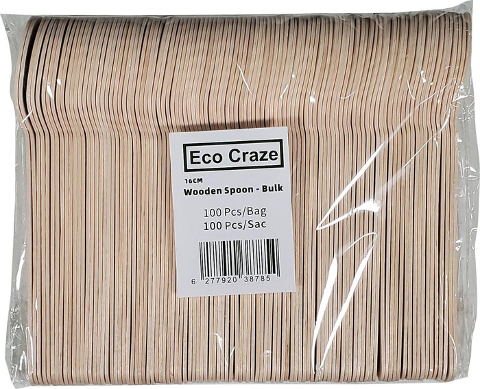 Eco-Craze - Wooden TEA Spoon - Bulk