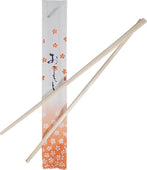 RH - Wooden Twin Chopsticks - Ind. Wrapped - TW-802