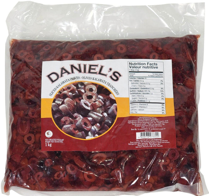 Daniel's - Olives - Kalamata - Sliced Pouch