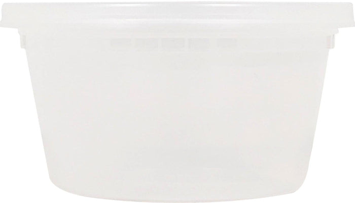 XC - S-12 - 12oz Round Deli Container w/Lids