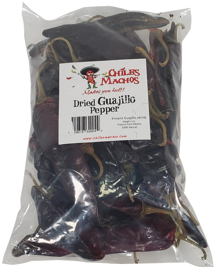 Chiles Machos - Dried Guajillo Chilli pepper Whole - 1 lb