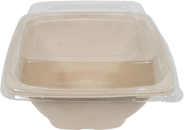 Eco-Craze - Natural Pulp Square Bowl 32oz