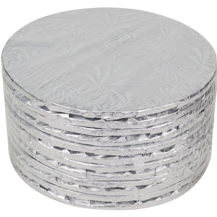 Decora - Cake Board - Round - Silver - 6x1/4