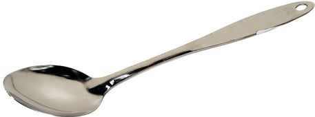 Oval Shaped Handle Metal Spoon