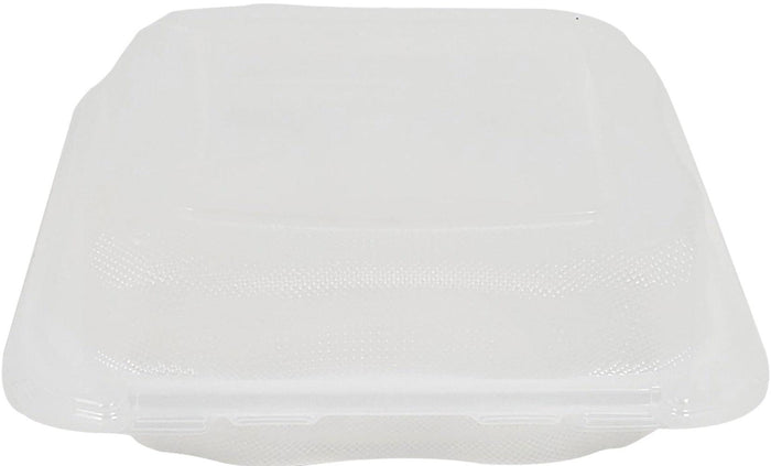 Genpak Clover Hinged Container XL Clear 9.25x9.65x3-3 Comp. CLX399