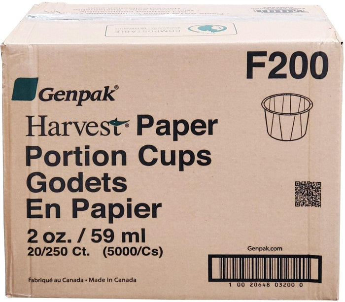 Genpak - Portion Cups - Paper - 2oz - F200
