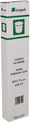 Genpak - Portion Cups - Paper - .75 oz - F075