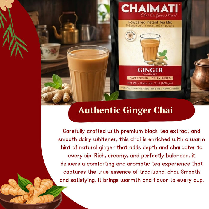 ChaiMati - Ginger Chai Latte - Instant Premix