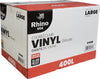 Rhino - VC4 - Clear Vinyl Gloves - Large - 400L