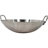 HH - 38 cm Wok/Karahi SS (2 Loop Handles)