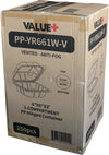 Value+ - YR661W-V- PP Hinged Cont.- 6x6x3