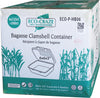 Eco-Craze - 6x6 Bagasse Clamshell Container