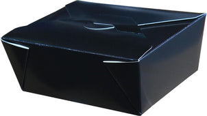 Eco-Craze - #8 Black Paper Fold Box - PFB08-B