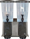22L Rectangular Twin Beverage Dispenser - Plastic