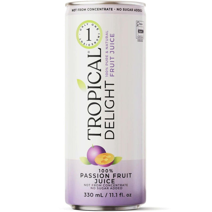 Tropical Delight - Juice - Passion Fruit - No Sugar - Cans