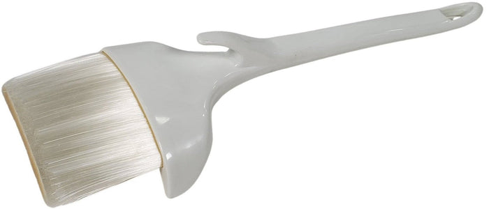 Pastry Brush - 3in Nylon Brush - Plastic Handle - Curved - J3931