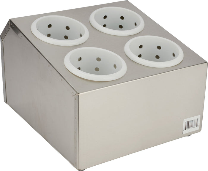 Pro-Kitchen Cutlery Organizer with Plastic Holders - 4 Slots