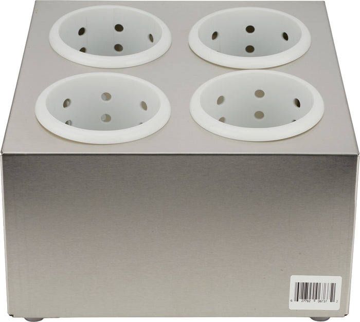 Pro-Kitchen Cutlery Organizer with Plastic Holders - 4 Slots