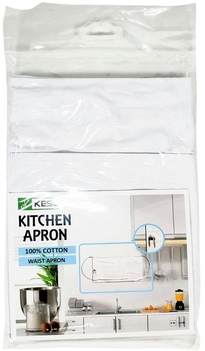 CLR - Kesgi - Apron - Waist - White - 3 Pockets - AP003WH