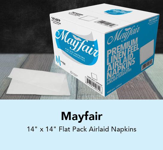 14.5 in x 14.5 in Linen-Like Kraft Dinner Napkins Flat Pack 1000 ct.