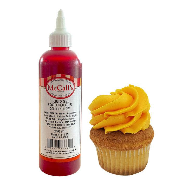 McCall's - Gel Liquid Food Color - Golden Yellow - 10.5 Oz