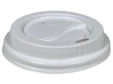 CLR - Eco-Craze/E2E White Dome Lids for 10-24oz Hot Cup