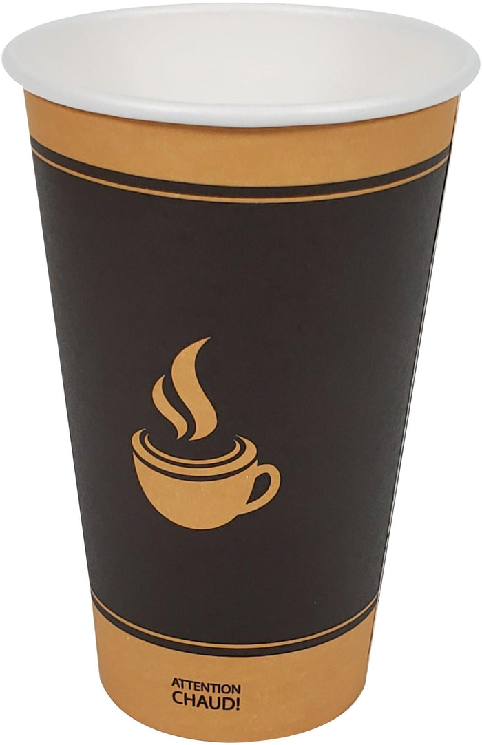 Arrow/Maple - 16oz Hot Paper Cups - Printed