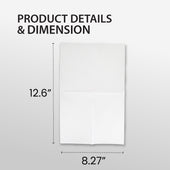 Mayfair - 1 ply Interfold Napkins 1/4 Fold - White - INAP01