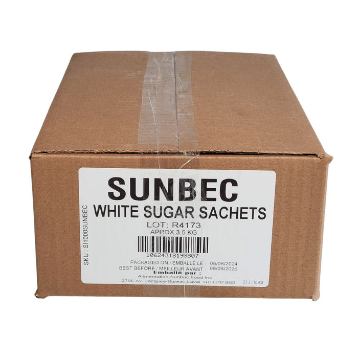 Sunbec - Portions - Sugar - White - 3.5g - 1000 ct