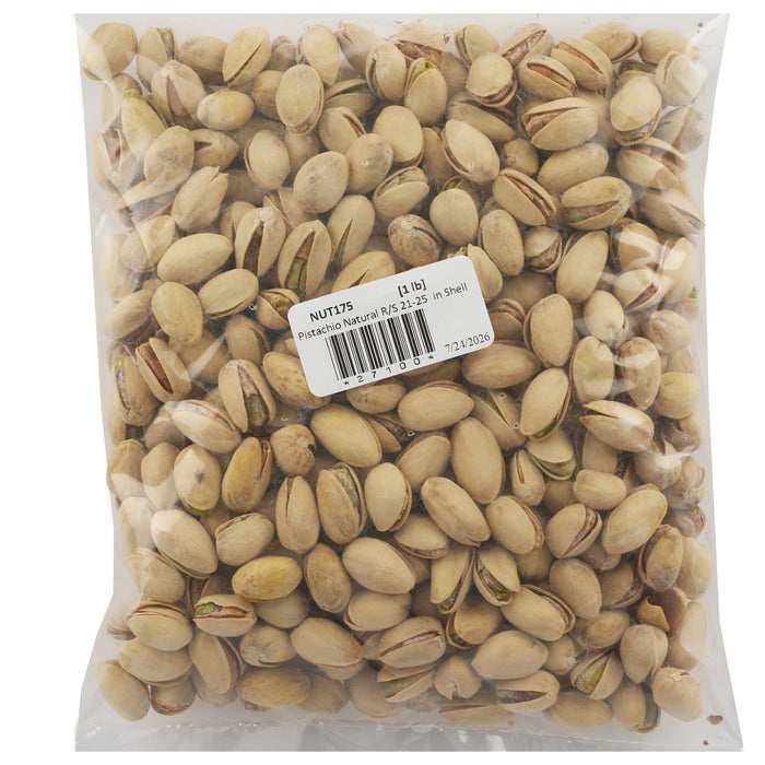 Pistachio Natural R/S 21-25 in Shell