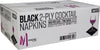 Mayfair - 2 Ply Cocktail Napkins 1/4 Fold - Black - CNAP02B