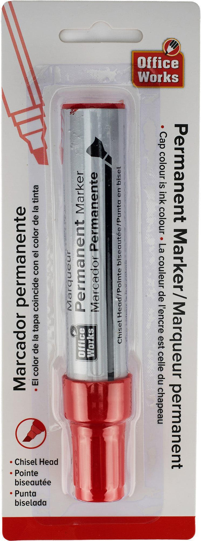 Jumbo Permanent Marker - Red