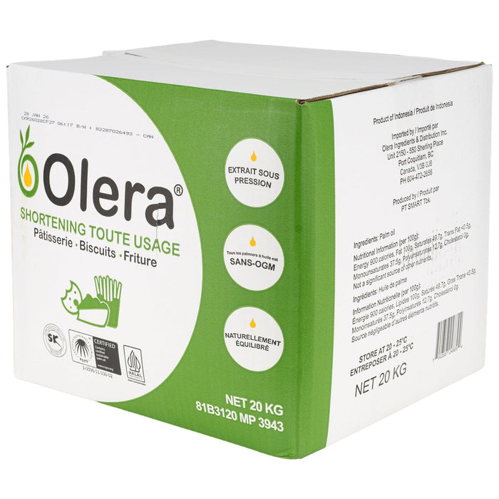 Olera - All Purpose RSPO Shortening SG 36-39