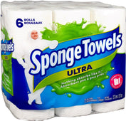 XE - Sponge - Ultra Paper Hand Towel Rolls - 83 sheets