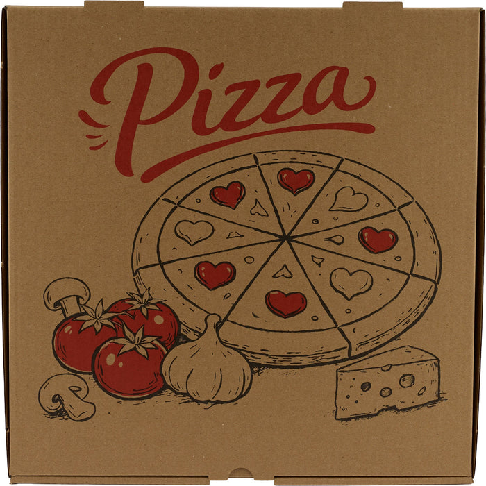 Printed Kraft Pizza Box - 14