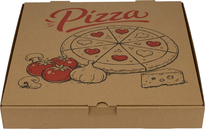 Printed Kraft Pizza Box - 14