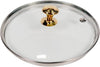 Glass Lid with Brass Knob No.3, 14 cm