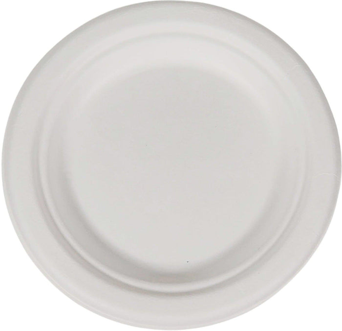 Eco-Craze Bagasse Round Plates - 8.75