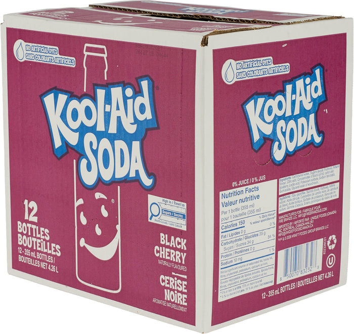 Kool-Aid -  Black Cherry - Glass Bottle